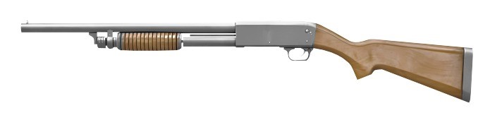 Ithaca 37 American Pump-Action Shotgun (B)